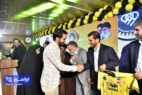 مراسم افتتاحیه سالن تیر اندازی شهید محسن خزایی