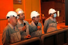 بازدید رئیس و اعضای هیئت‌مدیره فولاد مبارکه از خطوط تولید و تصفیه‌خانه پساب فولاد مبارکه