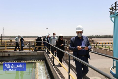 بازدید از تصفیه خانه و نمایشگاه دستاوردهای شرکت فولاد مبارکه