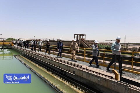 بازدید از تصفیه خانه و نمایشگاه دستاوردهای شرکت فولاد مبارکه