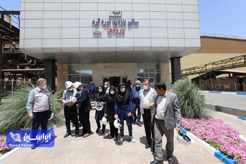 بازدید از تصفیه خانه و نمایشگاه دستاوردهای شرکت فولاد مبارکه