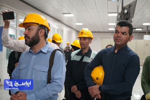 بازدید خبرنگاران حوزه صنعت و معدن از ذوب آهن
