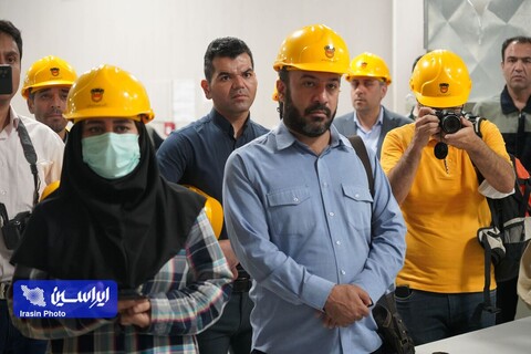 بازدید خبرنگاران حوزه صنعت و معدن از ذوب آهن