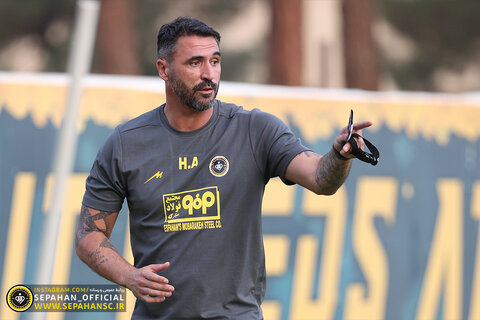 اولین تمرین سپاهان زیر نظر ژوزه مورایس