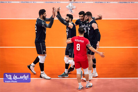 دیدار تیم‌های والیبال ایران و صربستان