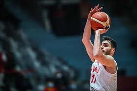 دیدار تیم‌های بسکتبال ایران و اردن