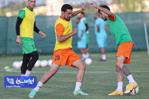 اولین تمرین تیم سپاهان در اردوی ترکیه