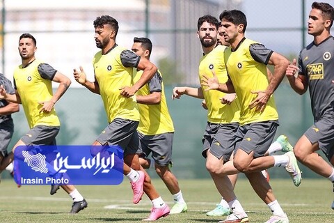 تمرین تیم فوتبال سپاهان در ترکیه