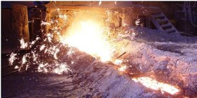 ذوب آهن اصفهان،رکورد تولید روزانه ۹۸۰۵ تن چدن مذاب را ثبت کرد