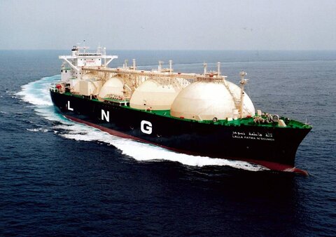 صادرات گاز مایع LNG