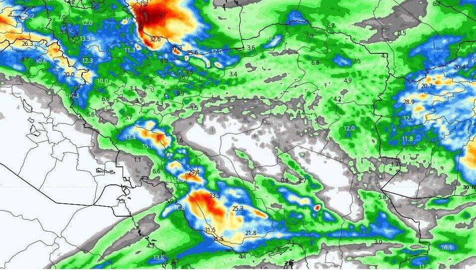 هشدار سطح قرمز برای لرستان و خوزستان