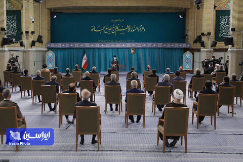 دیدار رئیس‌جمهور و اعضای هیئت دولت با رهبر معظم انقلاب