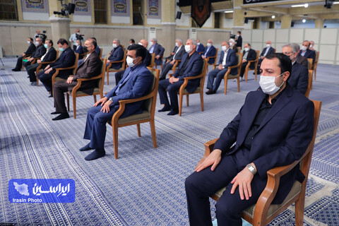 دیدار رئیس‌جمهور و اعضای هیئت دولت با رهبر معظم انقلاب