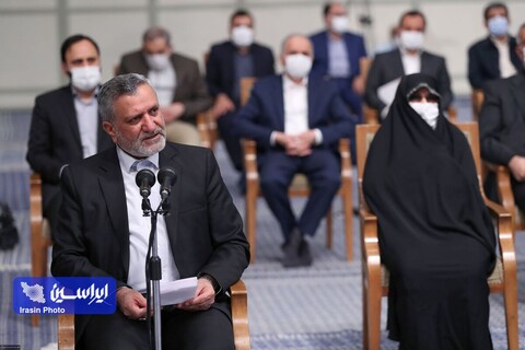 دیدار رئیس‌جمهور و اعضای هیئت دولت با رهبر انقلاب