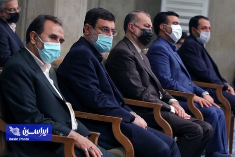دیدار رئیس‌جمهور و اعضای هیئت دولت با رهبر انقلاب
