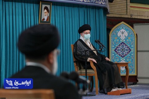دیدار رئیس‌جمهور و اعضای هیئت دولت با رهبر انقلاب