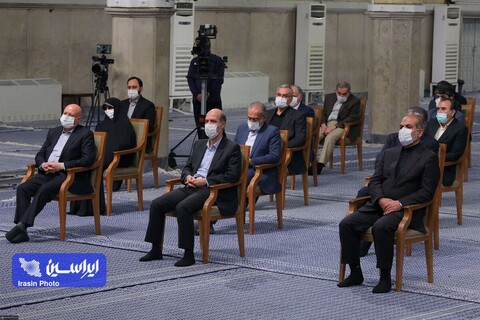 دیدار رئیس‌جمهور و اعضای هیئت دولت با رهبر انقلاب
