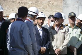 آیین افتتاح پروژه‌های شرکت فولاد سنگ مبارکه