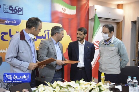 آیین افتتاح پروژه‌های شرکت فولاد سنگ مبارکه