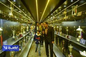 بازدید از موزه سپاهان در حاشیه رونمایی از نشان تجاری باشگاه