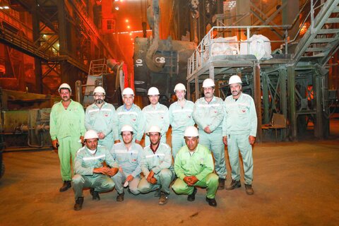 ثبت رکورد کمترین میزان مصرف مواد نسوز در شرکت فولاد مبارکه رکورد نسوز