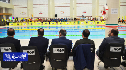 افتتاحیه مسابقات شنای ایمیدرو به میزبانی شرکت فولاد مبارکه