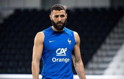 واکنش بنزما به از دست دادن جام جهانی قطر کریم بنزما