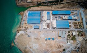 احداث بزرگترین آب شیرین کن صنعتی در جنوب ایران