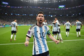 لحظه‌ای باورنکردنی از گلزنی مسی در خانه‌های آرژانتینی‌ها