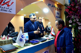 غرفه گروه فولاد مبارکه در اولین روز از نمایشگاه متافو