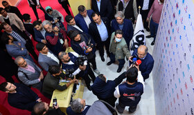 بازدید رییس هیئت عامل ایمیدرو از نوزدهمین نمایشگاه بینالمللی متالورژی ایران