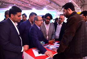 بازدید رییس هیئت عامل ایمیدرو از نوزدهمین نمایشگاه بینالمللی متالورژی ایران