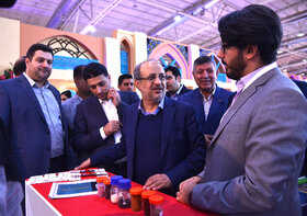 بازدید رییس هیئت عامل ایمیدرو از نوزدهمین نمایشگاه بینالمللی متالورژی ایران