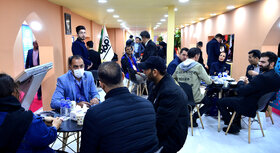 غرفه گروه فولاد مبارکه در دومین روز از نمایشگاه ایران متافو