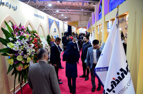 غرفه گروه فولاد مبارکه در دومین روز از نمایشگاه ایران متافو