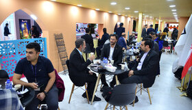 غرفه گروه فولاد مبارکه در دومین روز از نمایشگاه ایران متافو