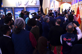 بازدید رییس هیئت عامل ایمیدرو از نوزدهمین نمایشگاه بینالمللی متالورژی ایران