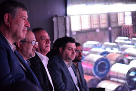 بازدید رییس هیئت عامل ایمیدرو از نوزدهمین نمایشگاه بینالمللی متالورژی ایران