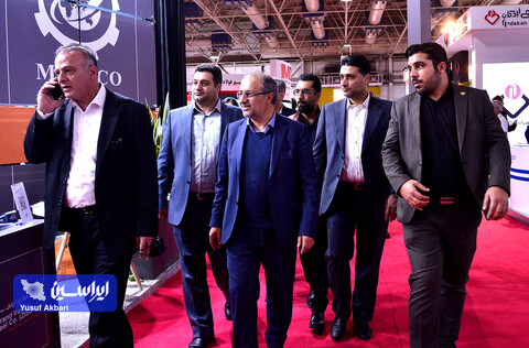 بازدید رییس هیئت عامل ایمیدرو از نوزدهمین نمایشگاه بین‌المللی متالورژی ایران