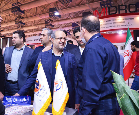 بازدید رییس هیئت عامل ایمیدرو از نوزدهمین نمایشگاه بین‌المللی متالورژی ایران