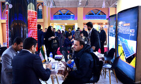 غرفه گروه فولاد مبارکه در سومین روز از نمایشگاه ایران متافو