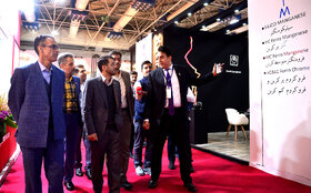 بازدید مدیرعامل فولاد مبارکه از نمایشگاه بینالمللی متالورژی ایران