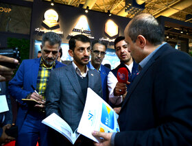 بازدید مدیرعامل فولاد مبارکه از نمایشگاه بینالمللی متالورژی ایران