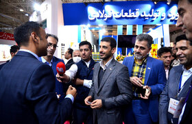 بازدید مدیرعامل فولاد مبارکه از نمایشگاه بینالمللی متالورژی ایران