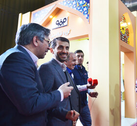 بازدید مدیرعامل فولاد مبارکه از مجموعه غرفههای این شرکت در ایران متافو 2022