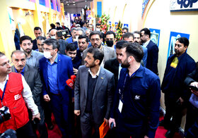 بازدید مدیرعامل فولاد مبارکه از مجموعه غرفههای این شرکت در ایران متافو 2022