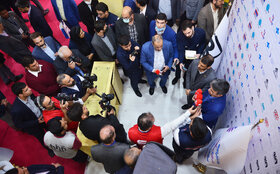 بازدید مدیرعامل فولاد مبارکه از مجموعه غرفههای این شرکت در ایران متافو 2022