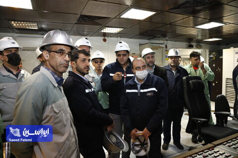 بازدید مدیرعامل فولاد مبارکه از نواحی تولید و دیدار چهره‌به‌چهره با کارکنان این شرکت