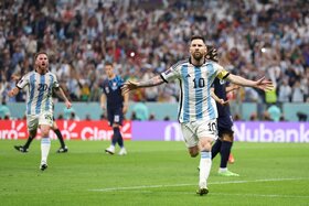 صعود آرژانتین به فینال جام‌جهانی با جادوی مسی