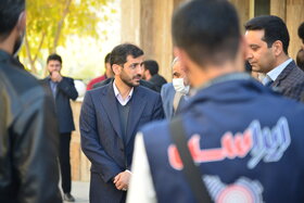 بازدید مدیرعامل فولاد مبارکه از فرایند آزمون استخدامی این شرکت